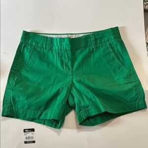 J. Crew Green Bermudas Stylish Comfortable Shorts size 00